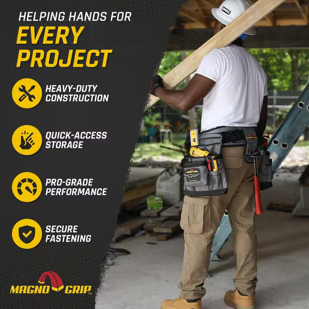 19-Pocket Builders Tool Belt