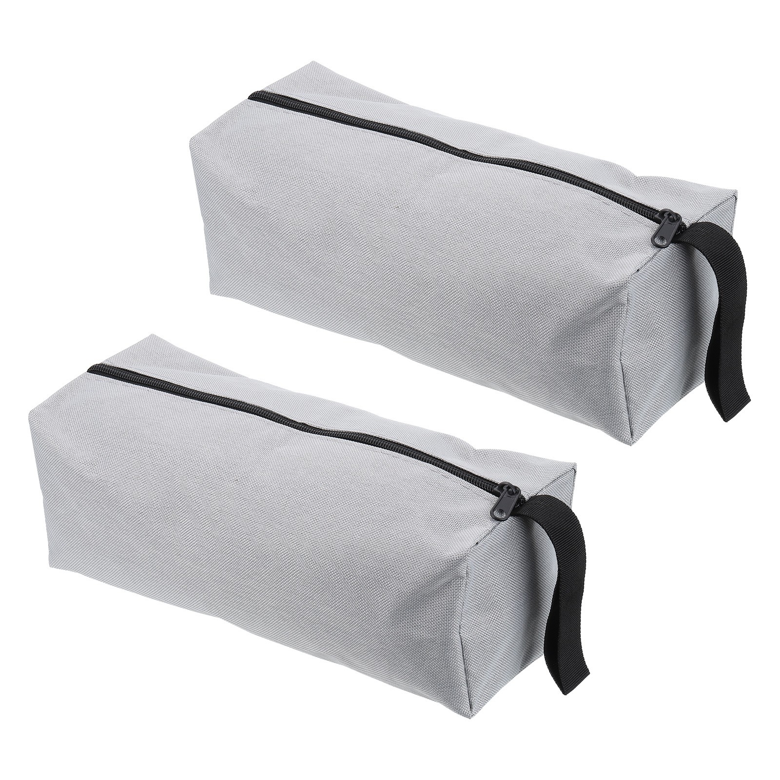 12″ Zipper Tool Pouch 2pcs Multipurpose Tool Bag Waterproof Tote Bag, Grey