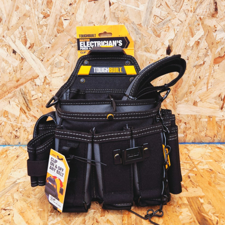 TOUGHBUILT TB-CT-104 25pockets, Master Electrician Pouch With Shoulder Strap