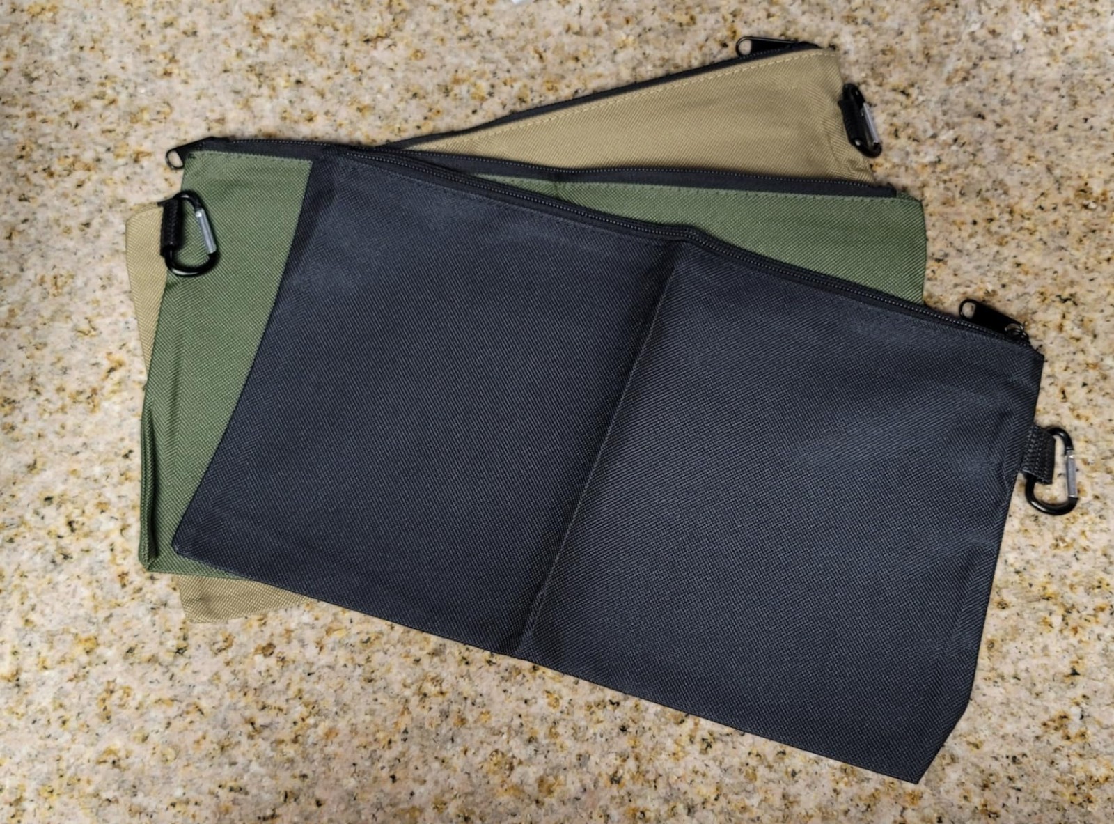3 Pack Tool Bag Zipper Pouch, Premium Tool Pouch, Utility 12.6 x 7 inches