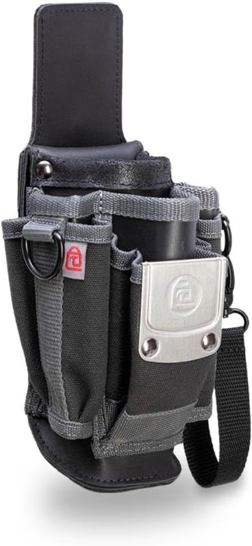 Pro Pac MP1X Leather Tool Pouch: Compact Organizer for Electricians & DIYers