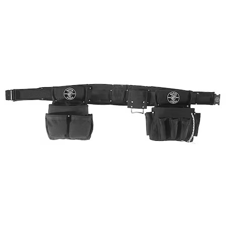 Klein Tools 5710Xl Black Ballistic Nylon Tool Belt, 27 Pockets, 5710Xl