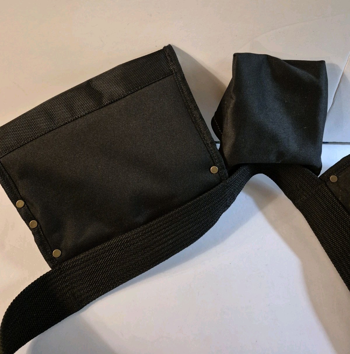 CLC Work Gear Black Polyester Tool Belt 7 Pockets 3 Sides Apron 42″ Waist