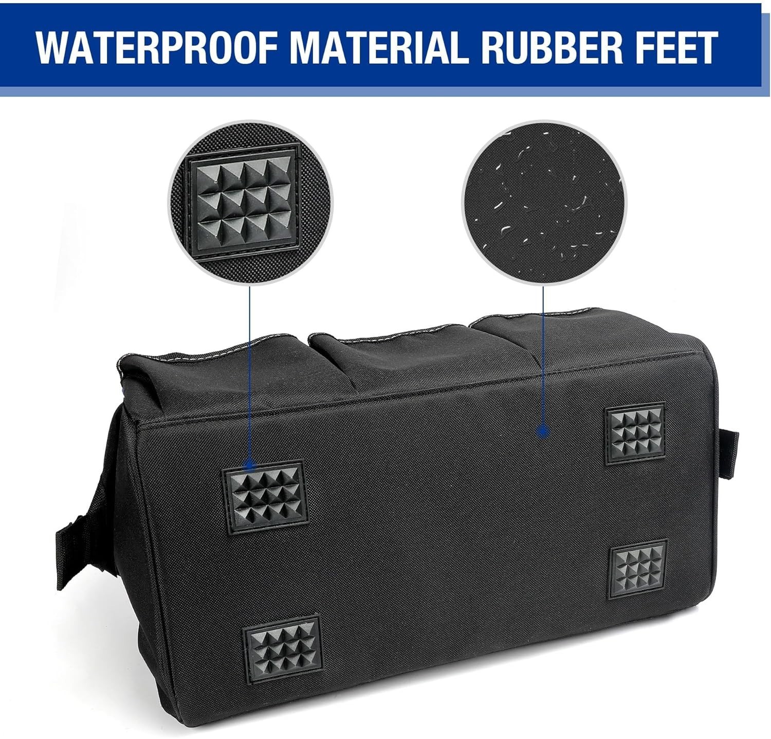 18-Inch Wide Mouth Tool Bag with Adjustable Strap – Durable Storage Solution