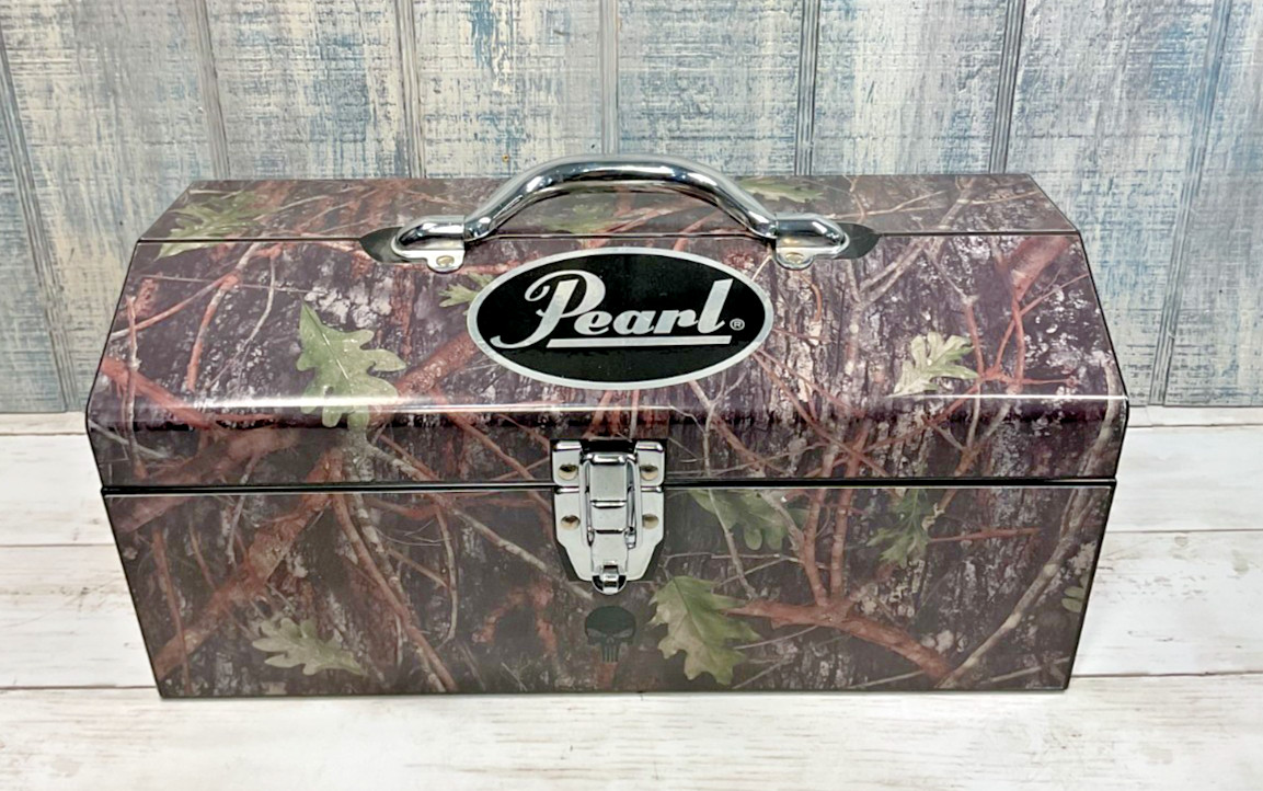 SAW Sainty Art Works TrueTimber Camo Metal Toolbox w/ Tray Lockable