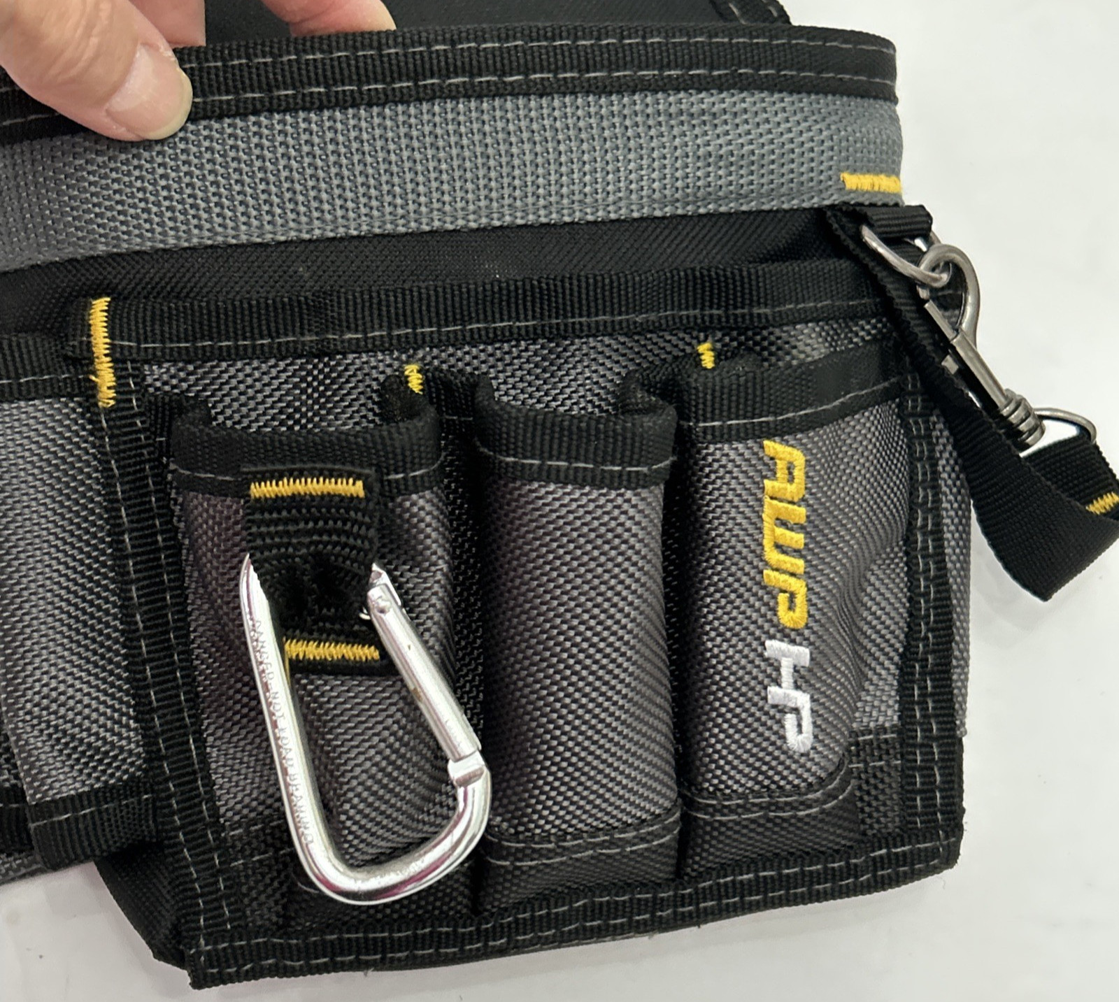 2 AWP Hi-Performance Mini Electrician Pouch/Organizer Tool Pouch Belt Carabiner