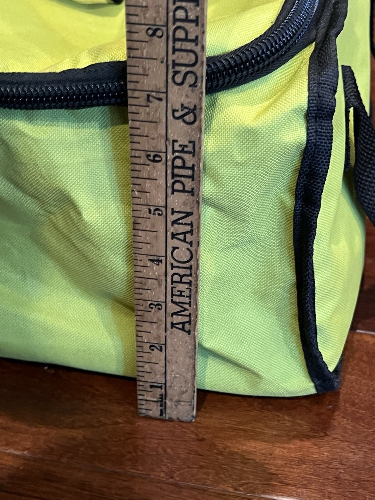 Ryobi Green 12x9x7 Wide Zip Soft Sided Collapsible Contractor Storage Tool Bag