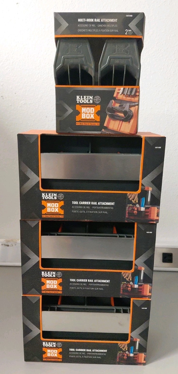Lot Of Klein Tools Mod Box Accessories