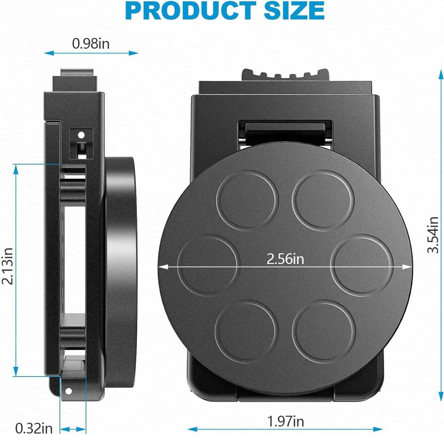Magnetic Tool Belt Clip Heavy Duty Holster Strong Tool Holder for Tools