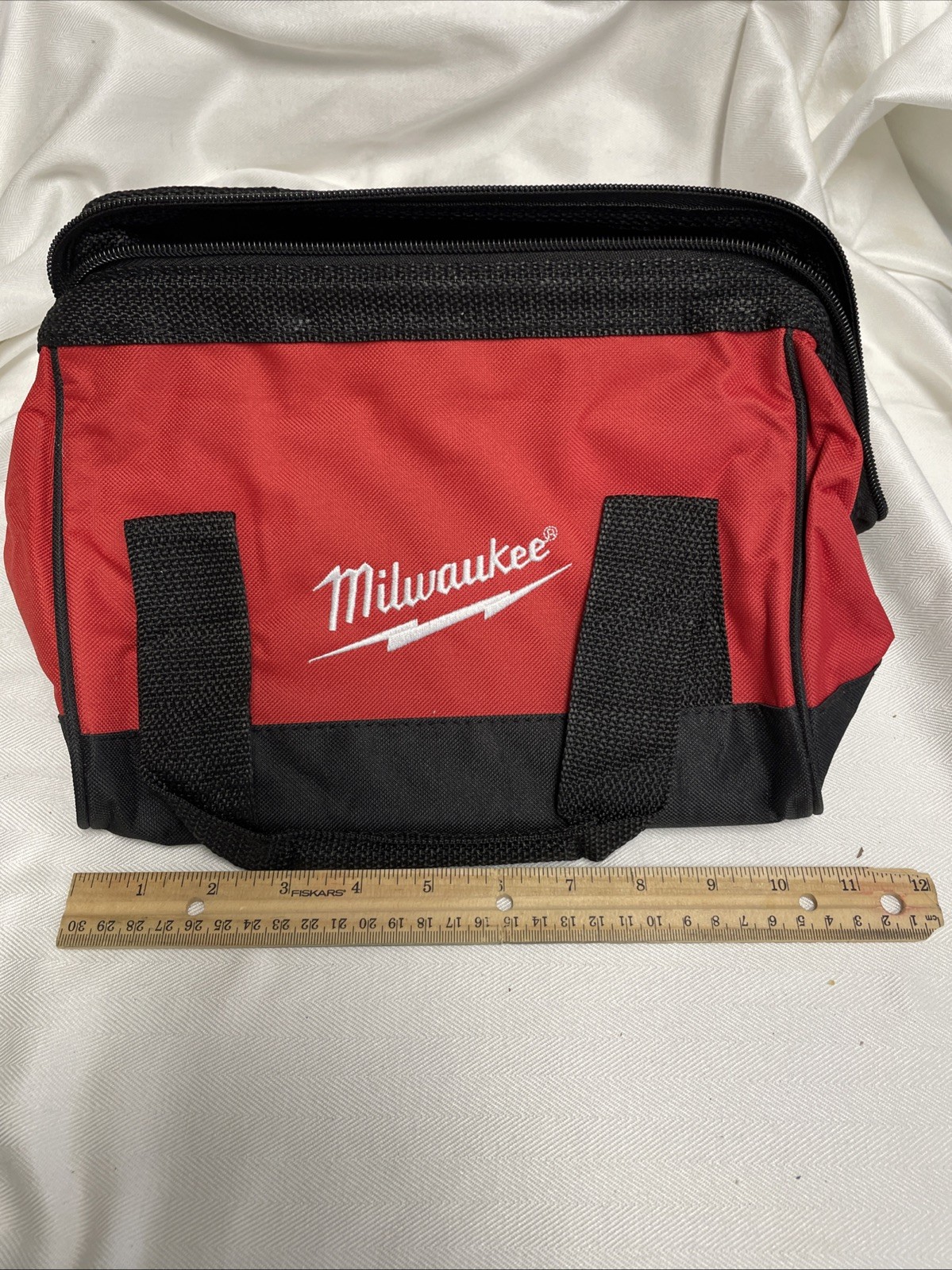 MILWAUKEE M12 FUEL CANVAS DRILL TOOL BAG 10”X 10″ X 9″ new without tags