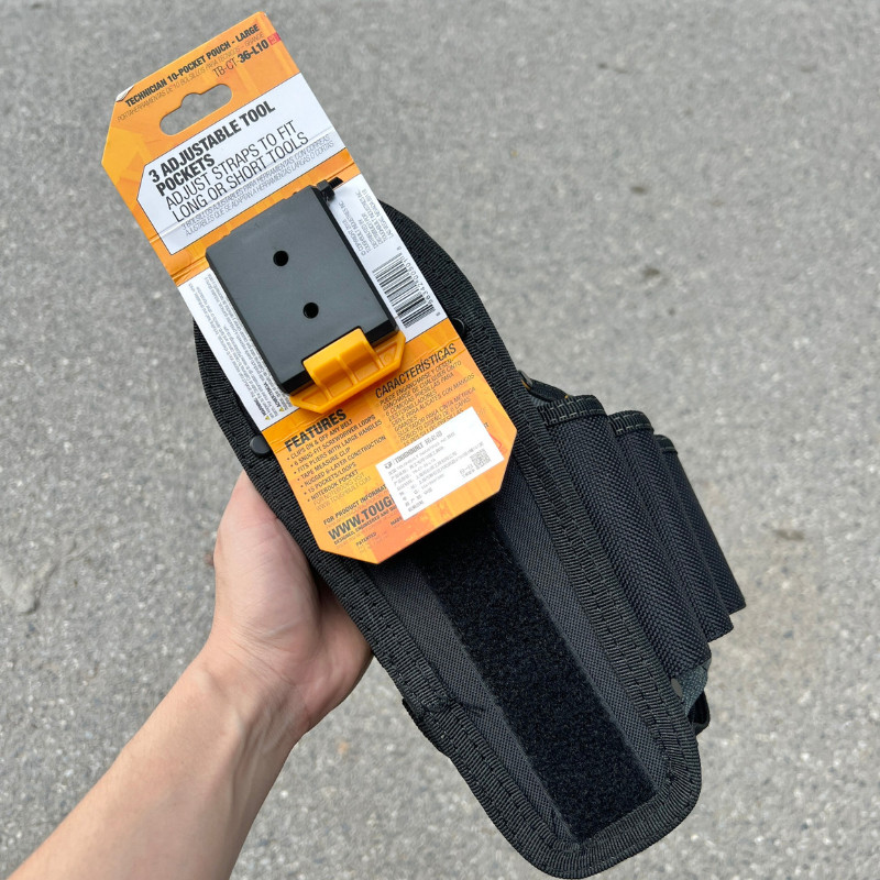 TOUGHBUILT TB-CT-36-L10 Electrician Technician Tool Belt Pouch Utility Waist Bag
