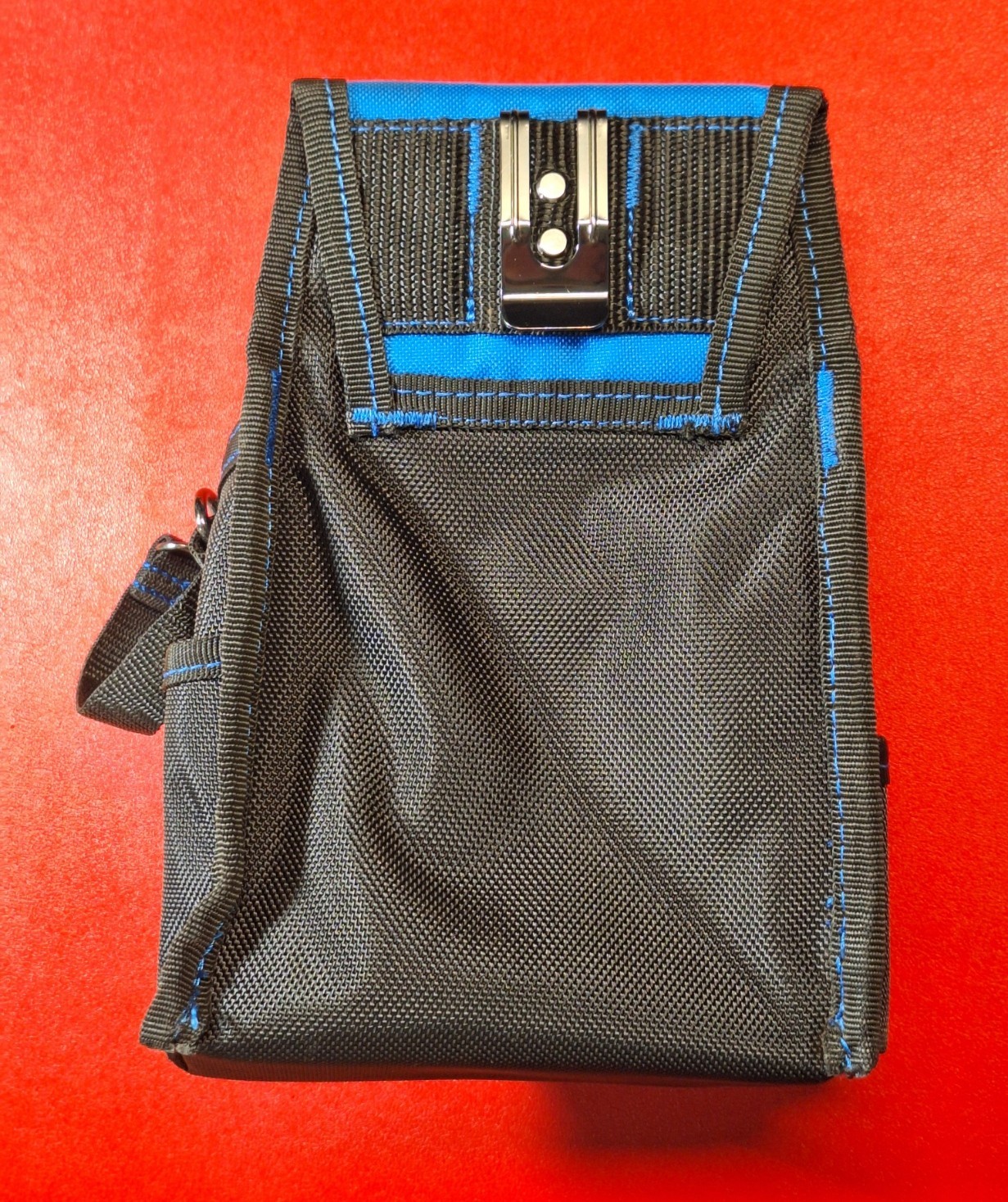 Kobalt Polyester Technician Tool Pouch 9 Pockets Belt Attachment & Snap Clip NEW