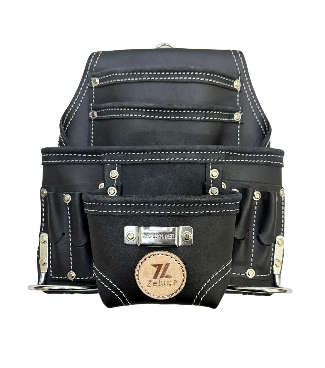 10 Pocket Rigger Heavy Duty Leather Tool Bag