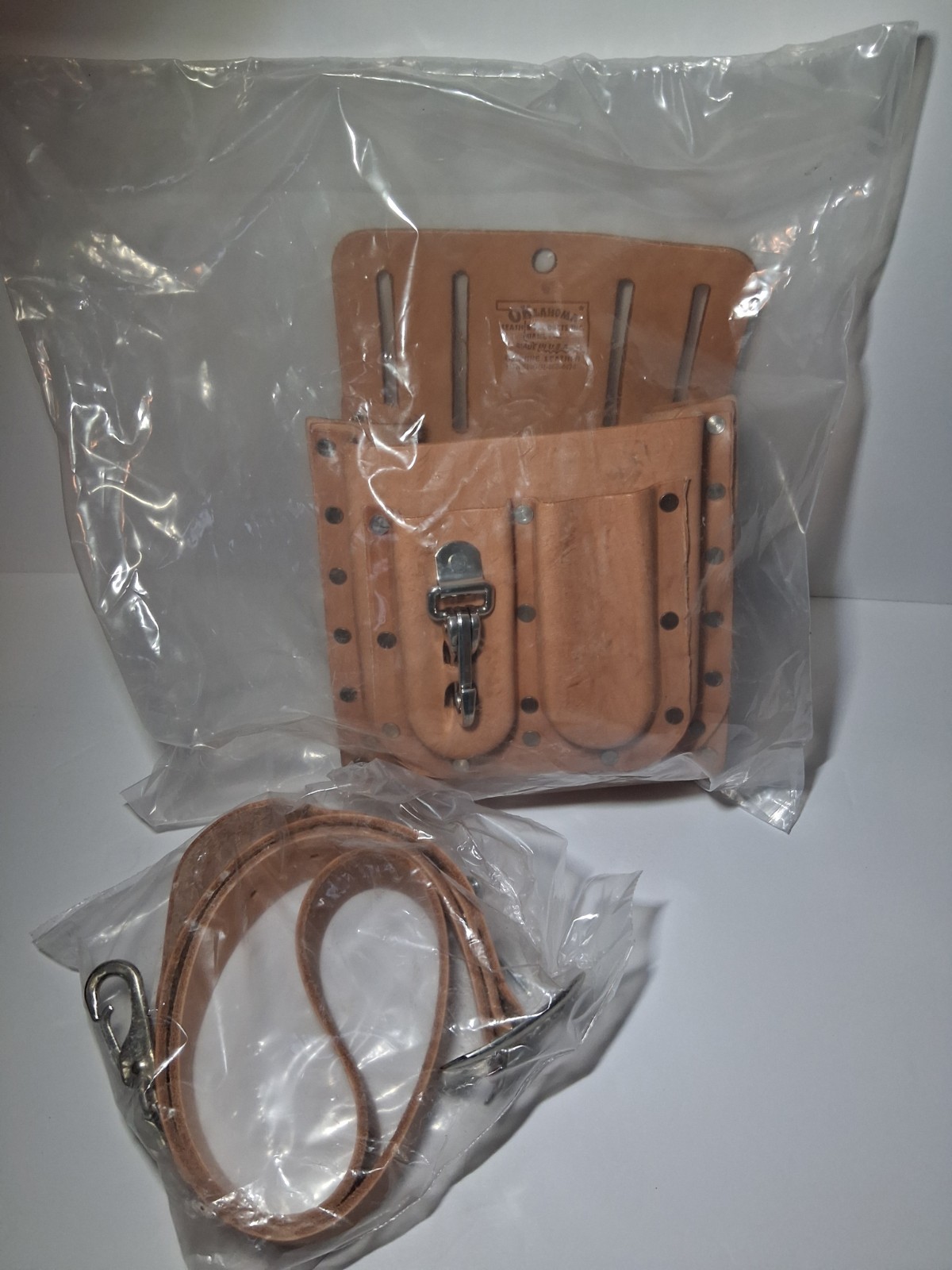 Oklahoma Leather Products 8 Pocket Tool Carrier Holster 5140 With Belt