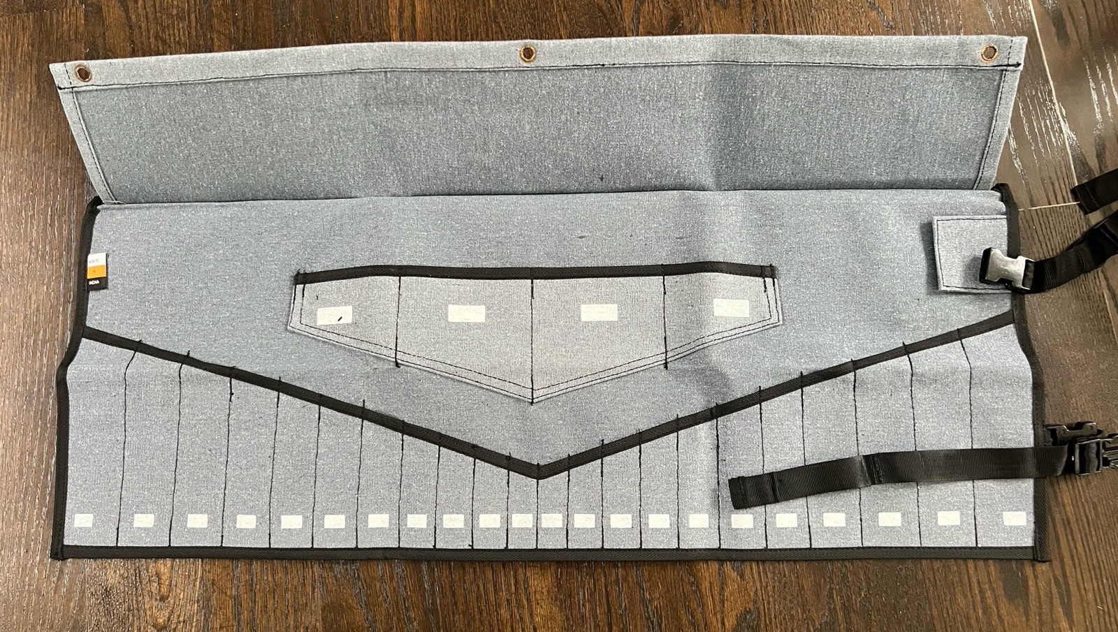 Tool Roll Organizer 26 Pockets for Wrenches, Metric & SAE Durable Cotton Canvas