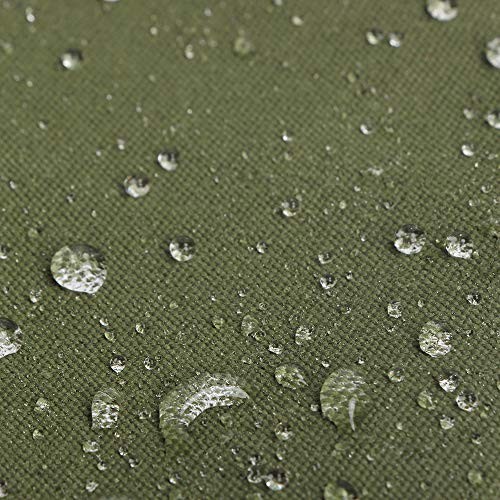 Premium Canvas Tool Pouch Zipper Bag,Small Tool 12.75 inch Army Green