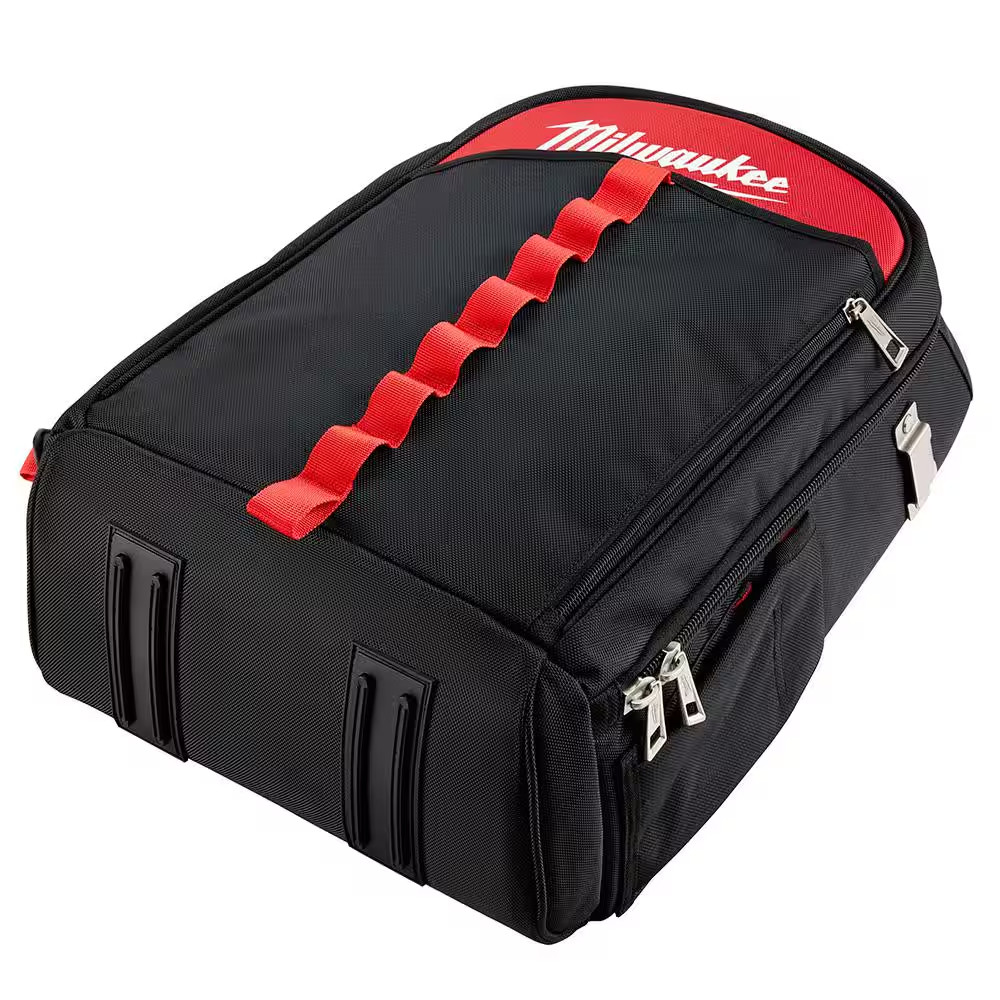 14 In. Low Profile Backpack with 12 In. Zipper Tool Bag in Multi-Color (3-Pack)