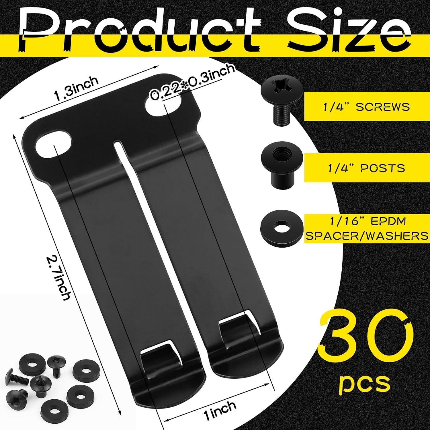 94 Pcs DCC Monoblock Holster Sheath Belt Clip Discreet Carry Concepts Clips w…