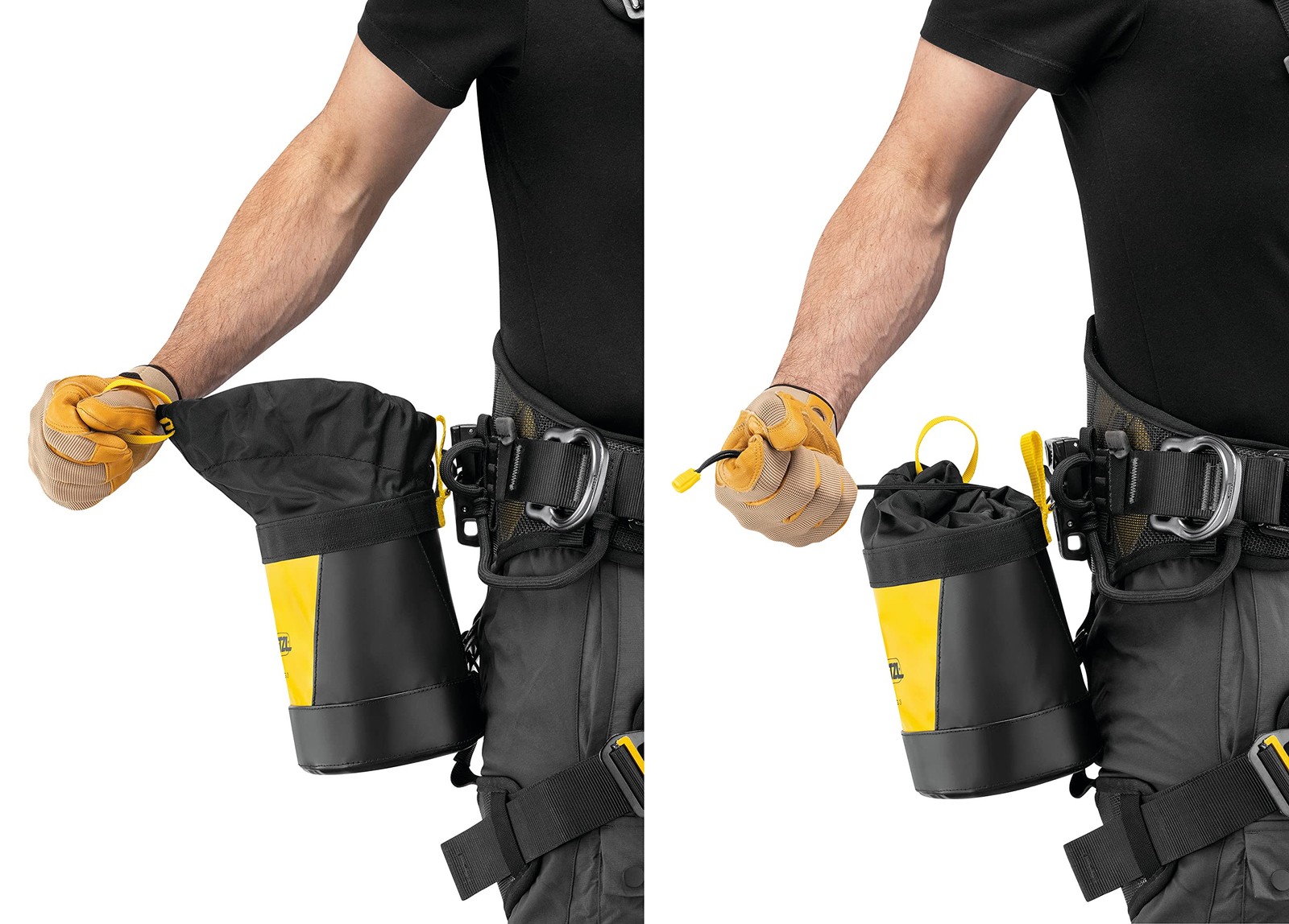 Black Yellow Utility Holster Pouch Tool Bag For Organizing Small Tools
