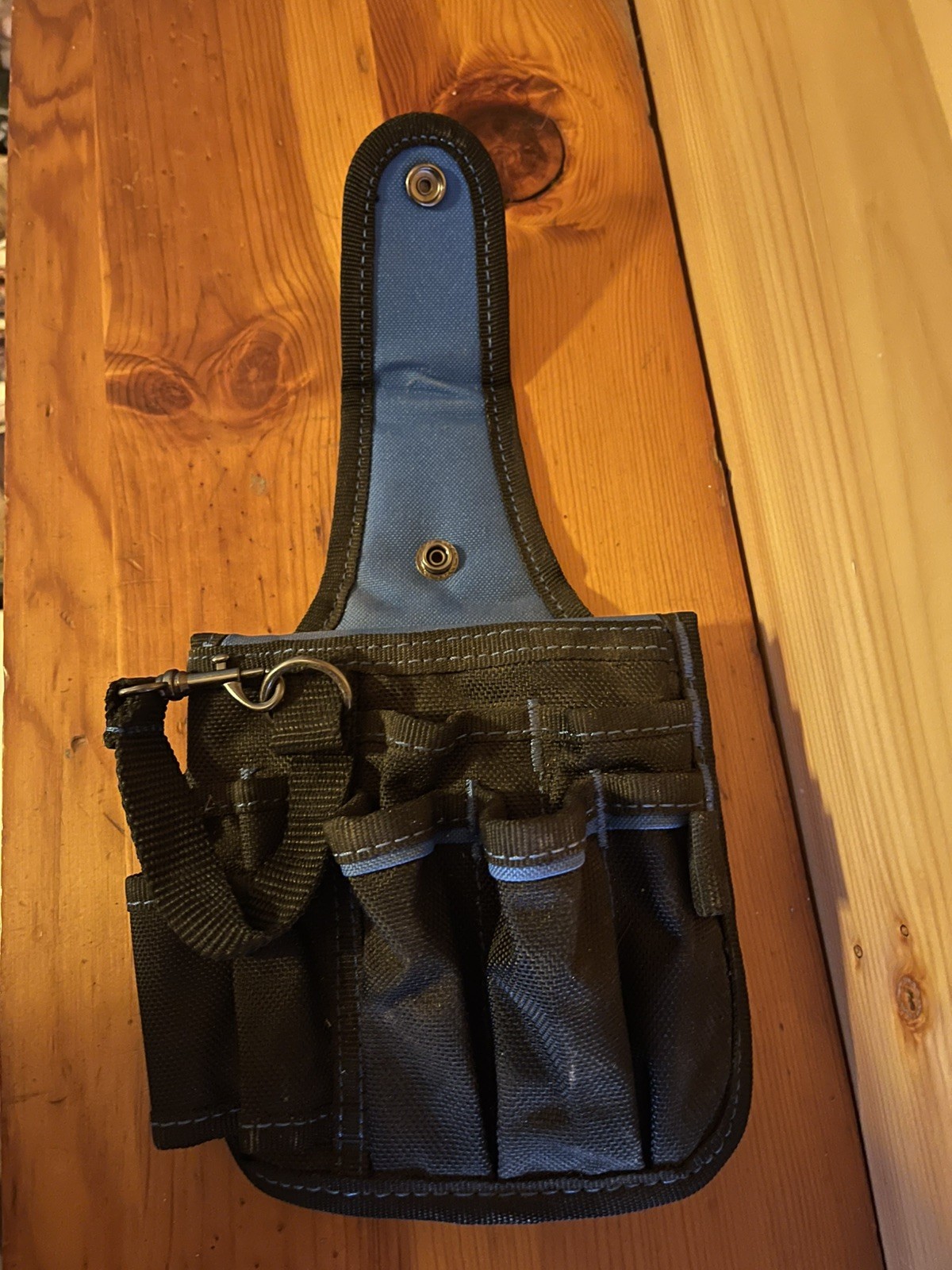 Kobalt Polyester Fabric Technician’s Tool Pouch 10 Pockets Belt Loop
