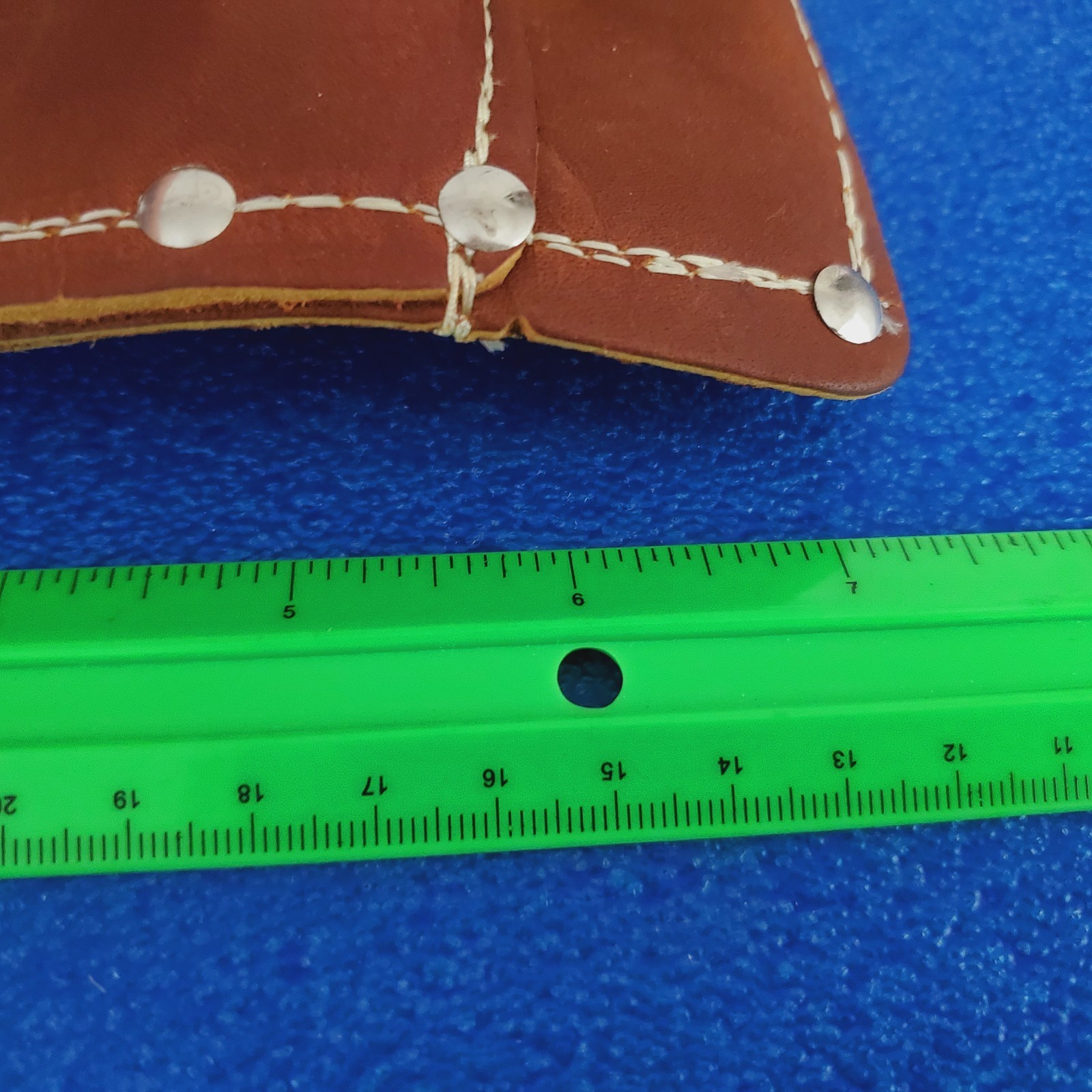 NOS Estex 1148 Leather Tool Pouch 7 Pckt Military Linesman 5140-00-408-1456 USA