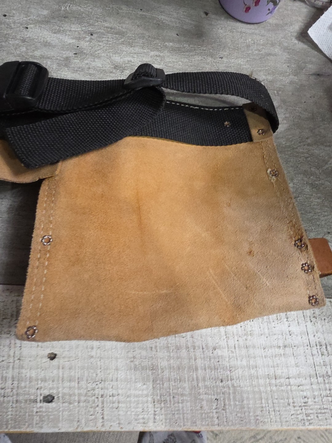 CLC Work Gear Leather Work Tool Belt No. 370X2 Adjustable Leather Hammer Loop +