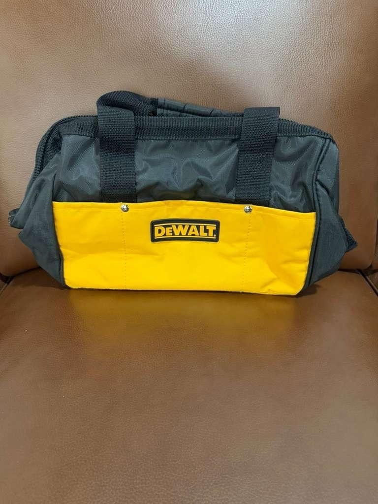 DEWALT Tool Bag Carry Case Yellow/Black with Handle, Zipper Closure set of 3 bag