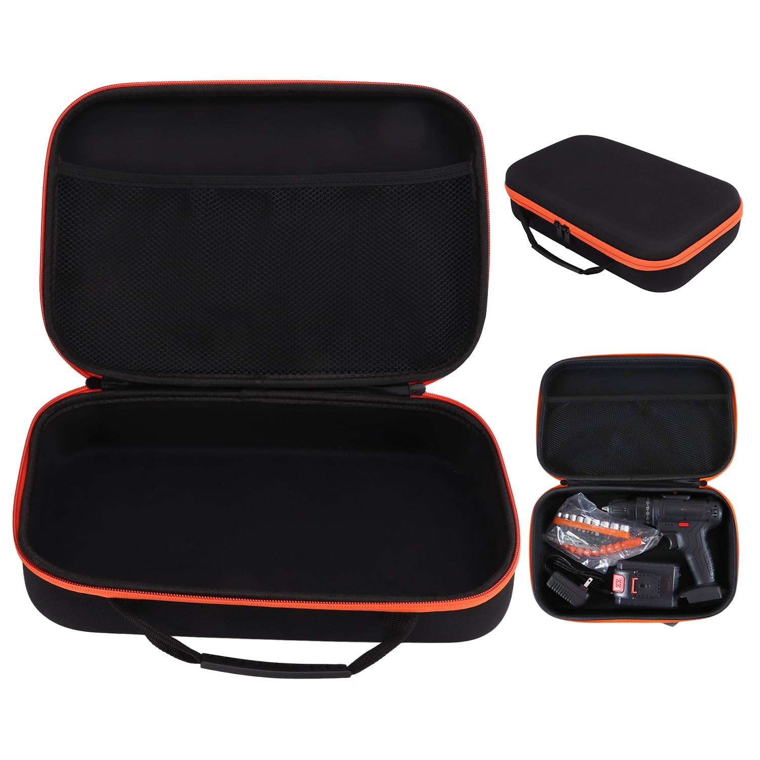 12.6×8.7in Drill Bag Oxford Cloth Tool Bag Portable Tool Storage with Handle …