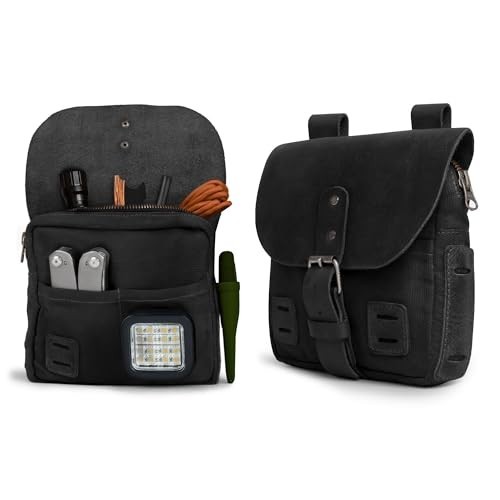 Hide & Drink Waxed Canvas Survival Camping Pouch Belt Loop Tool Bag