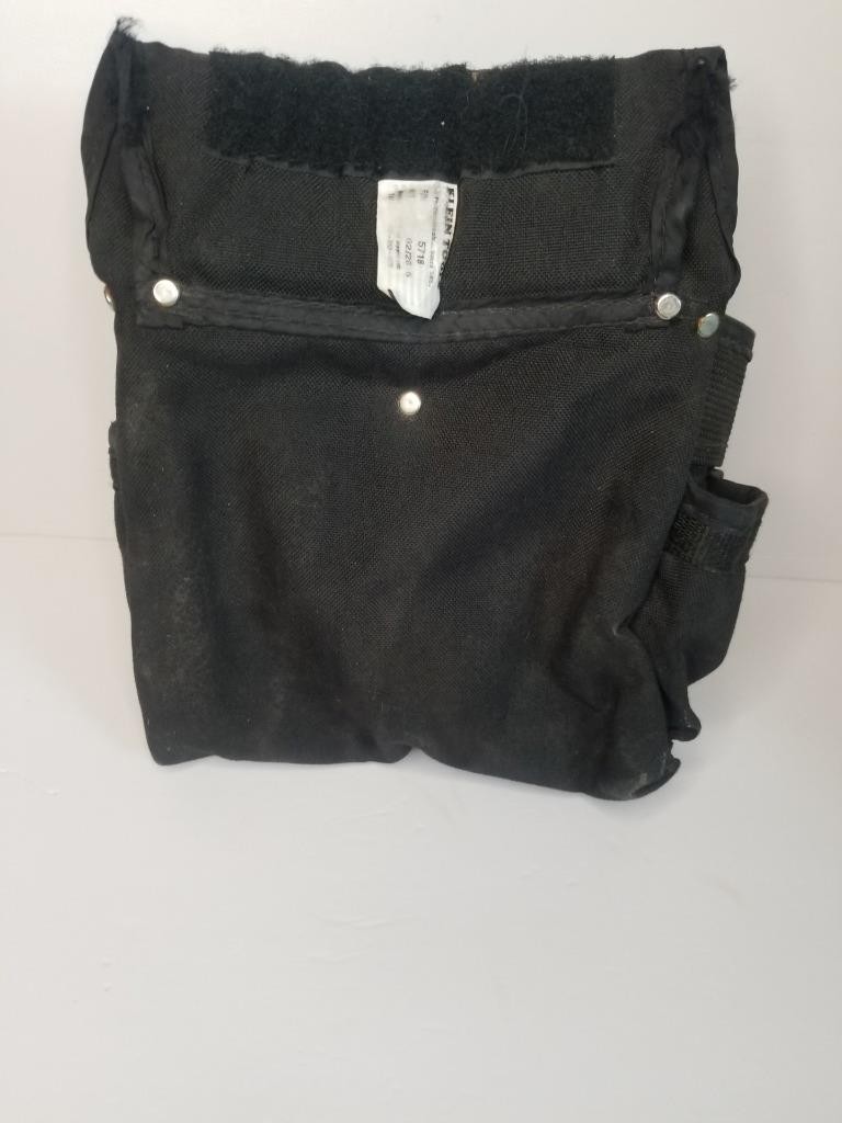 Klein Tools 5718 tool Pouch 8 pocket PowerLine black nylon electrician USA