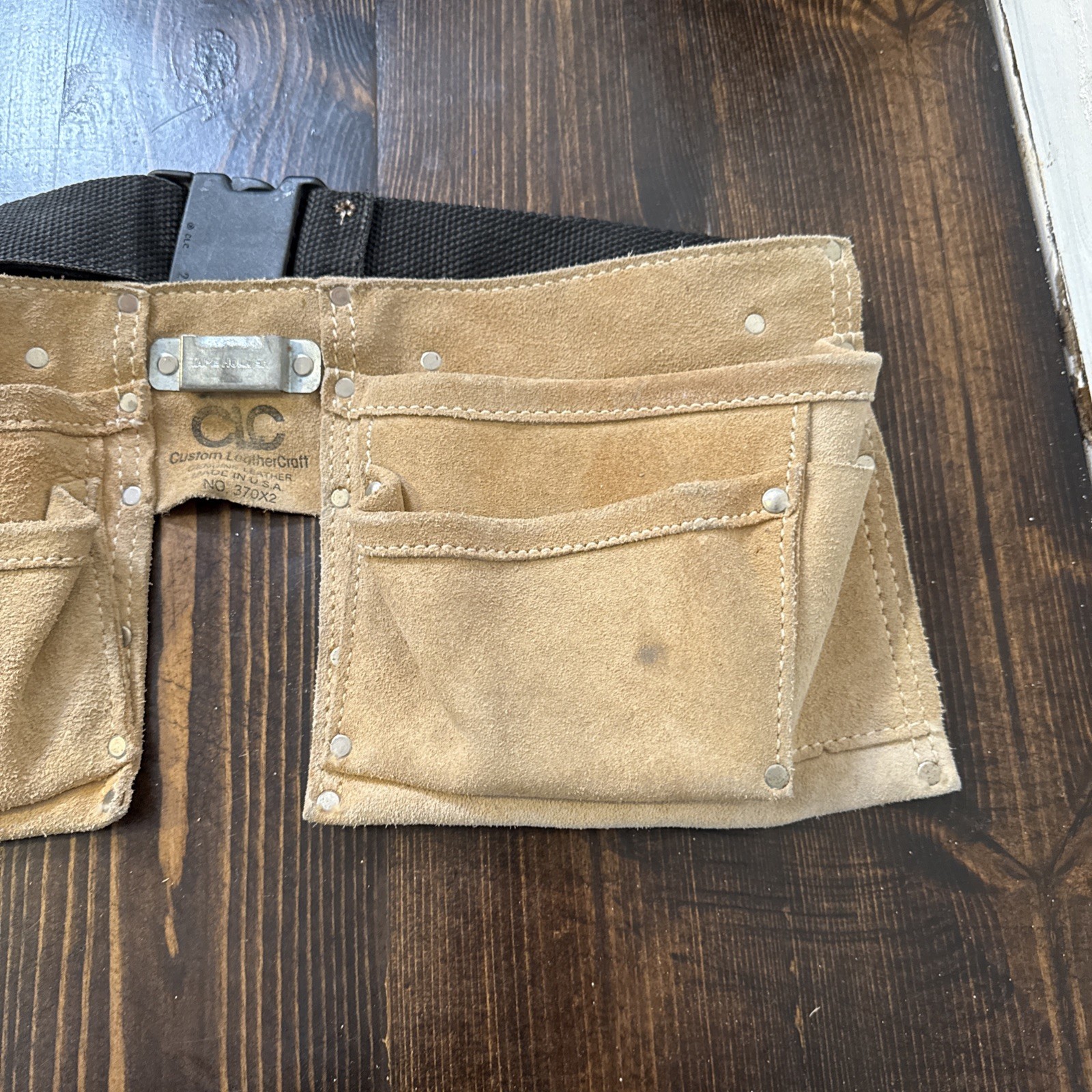 CLC Custom Leather Craft Heavy Duty Tool Belt 370X2 Made In The USA
