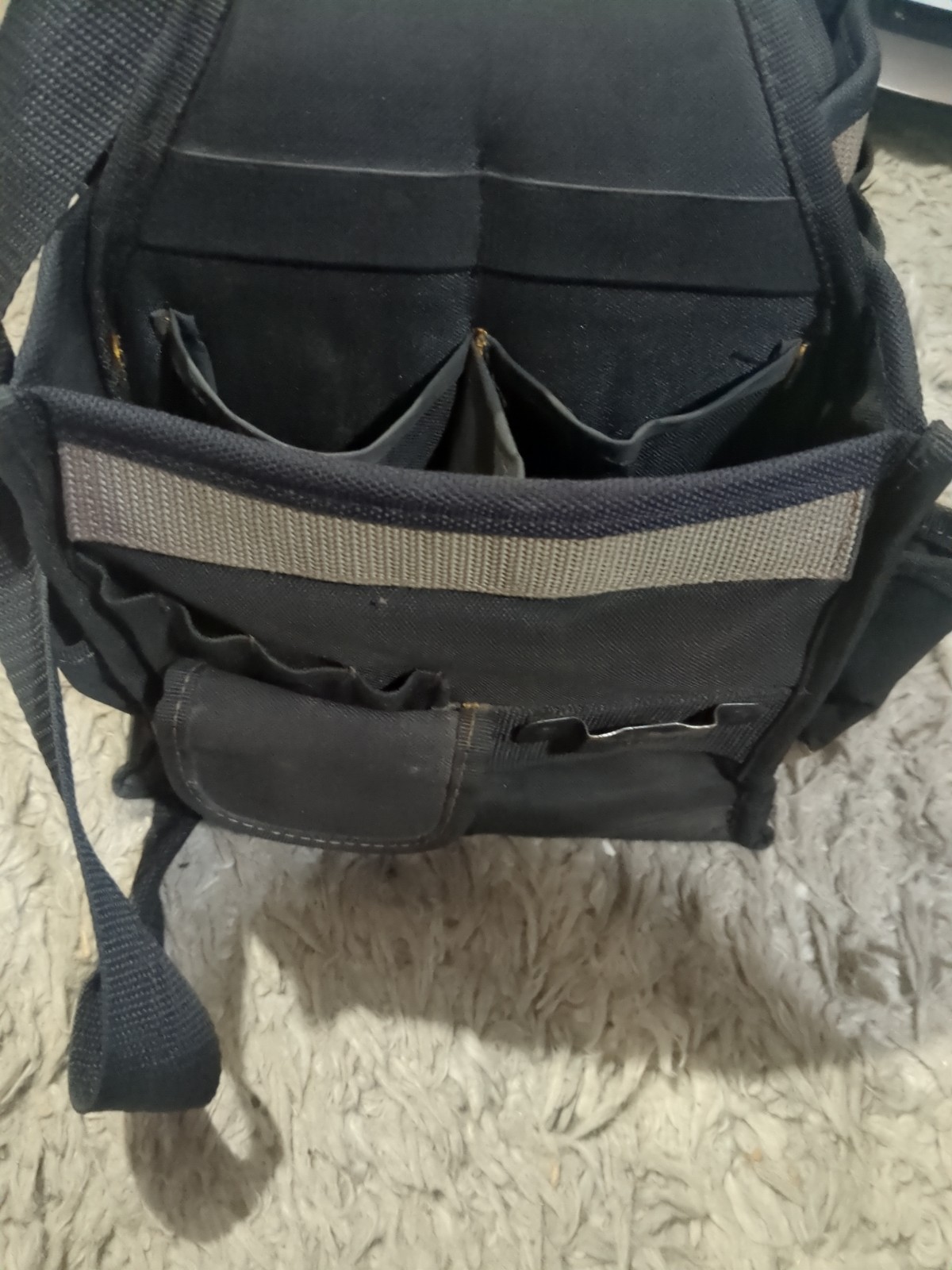 Custom LeatherCraft 1526 25 Electrical and Maint Tool Pouch Used Pls Read Descr