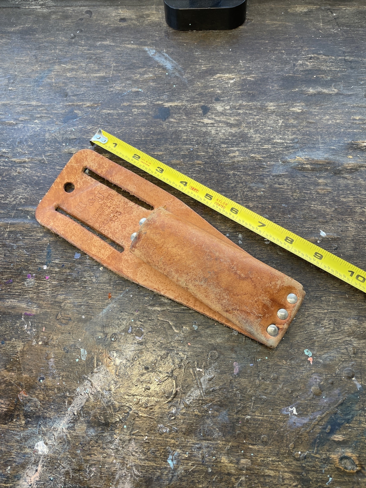 R & J Leathercraft Leather Utility Knife Holder 453** Made in the USA