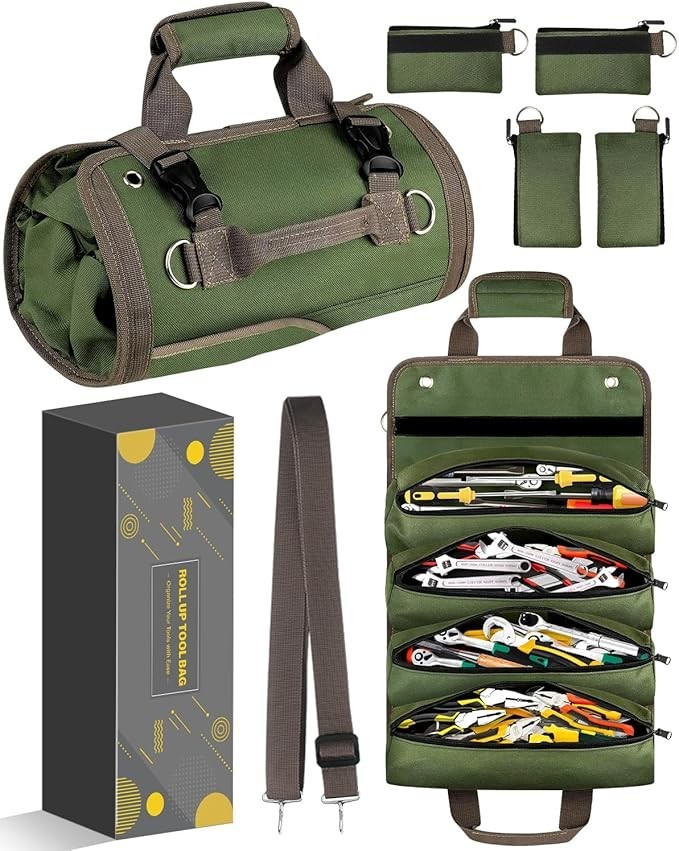 HANPURE ROLL UP TOOLBAG TOOL BAG / ORGANIZER FREE SHIPPING BRAND NEW!
