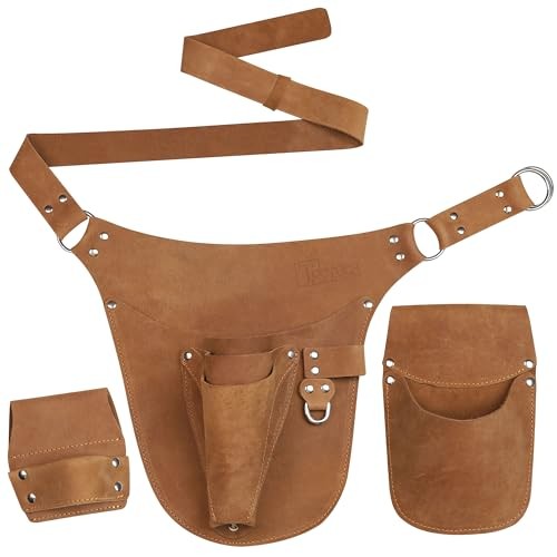 Landscaper Tool Belt Leather Garden Pouch Organizer