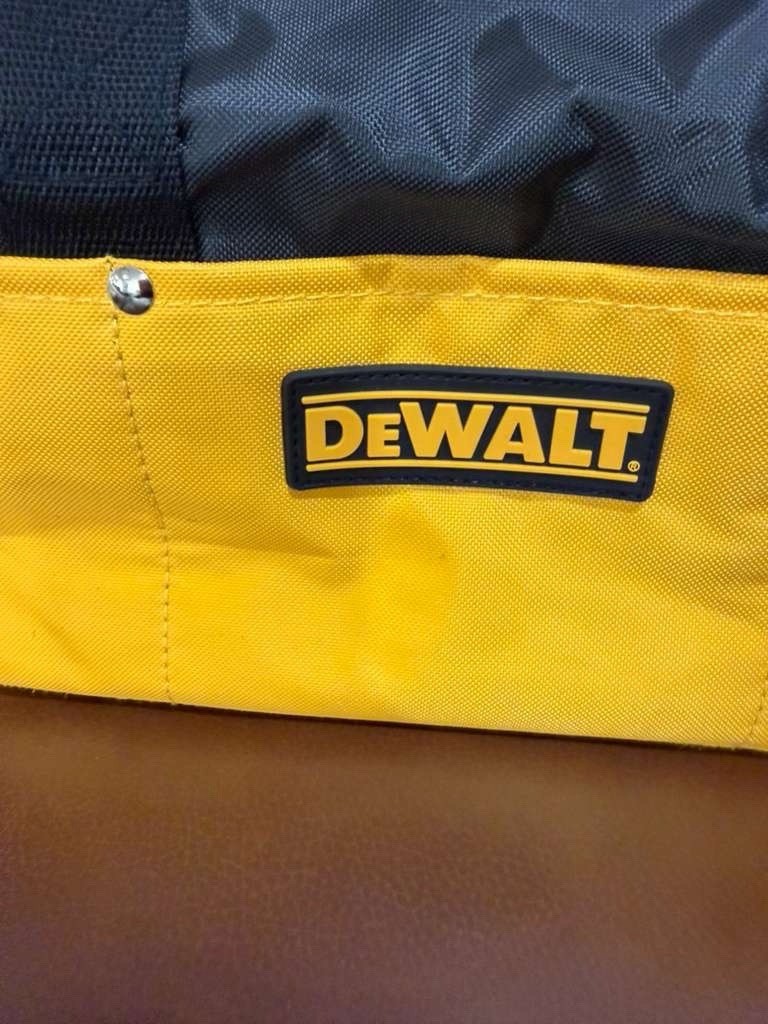 DEWALT Tool Bag Carry Case Yellow/Black with Handle, Zipper Closure set of 3 bag