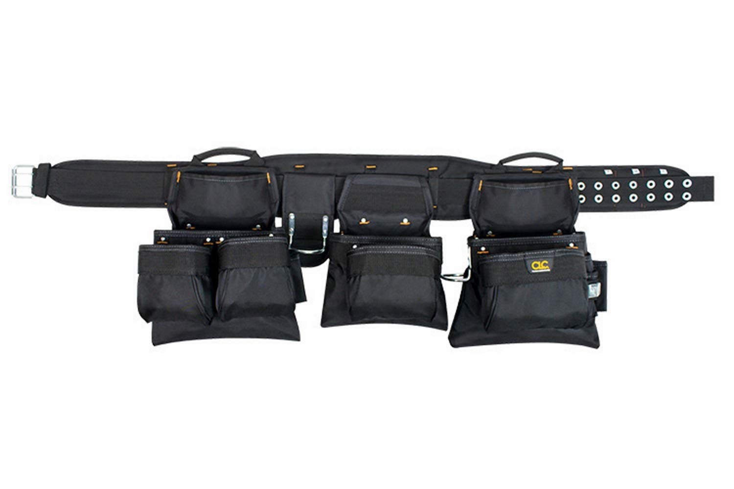 CLC 5605 Professional Carpenters Combo Tool Belt, Black, 18 Pocket