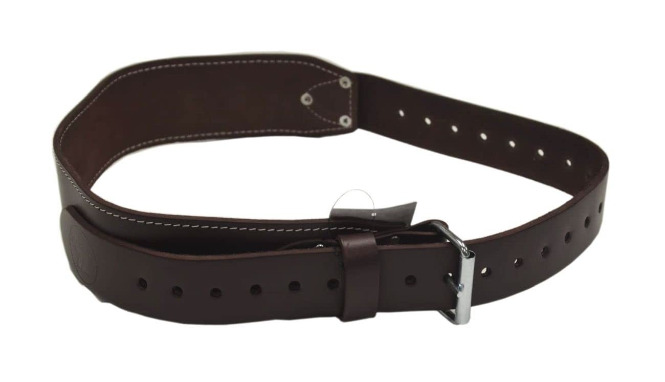 3in. Brown Heavy Duty Ranger Style Leather Work Belt for Men 20-176 Model