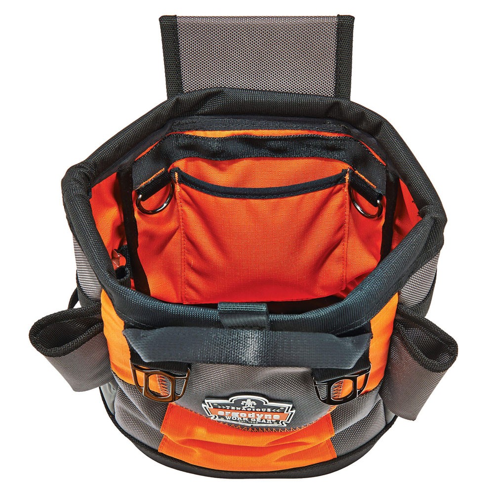 Ergodyne 13627 Arsenal 5527 Topped Tool Pouch with Snap-Hinge Closure, Orange
