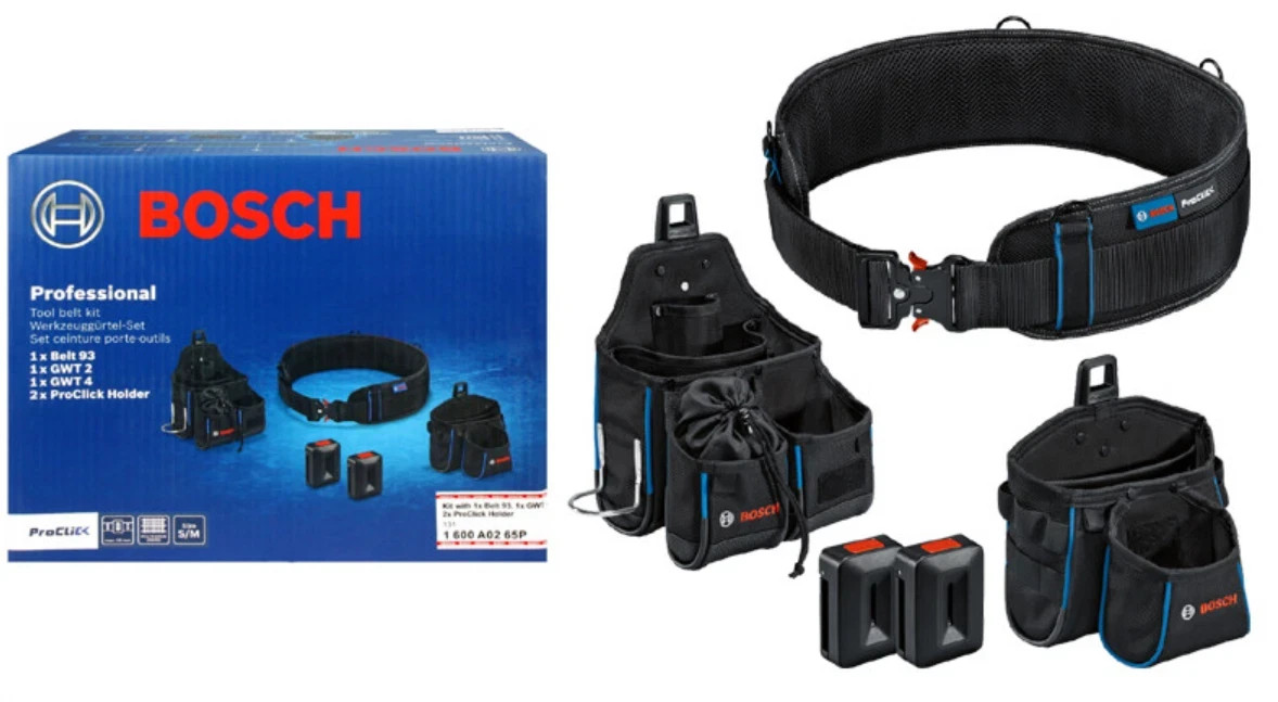 Bosch Tool Belt 93 Kit Set 100% Authentic Express Shipping NEW Factory Sealed