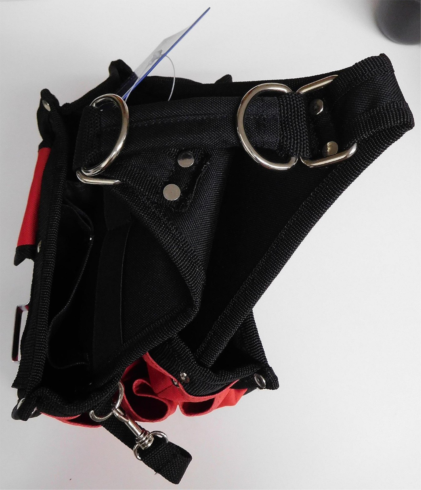 Genau Gear 9174 Square Maintenance Tool Holder Bag 17 Pockets Black / Red