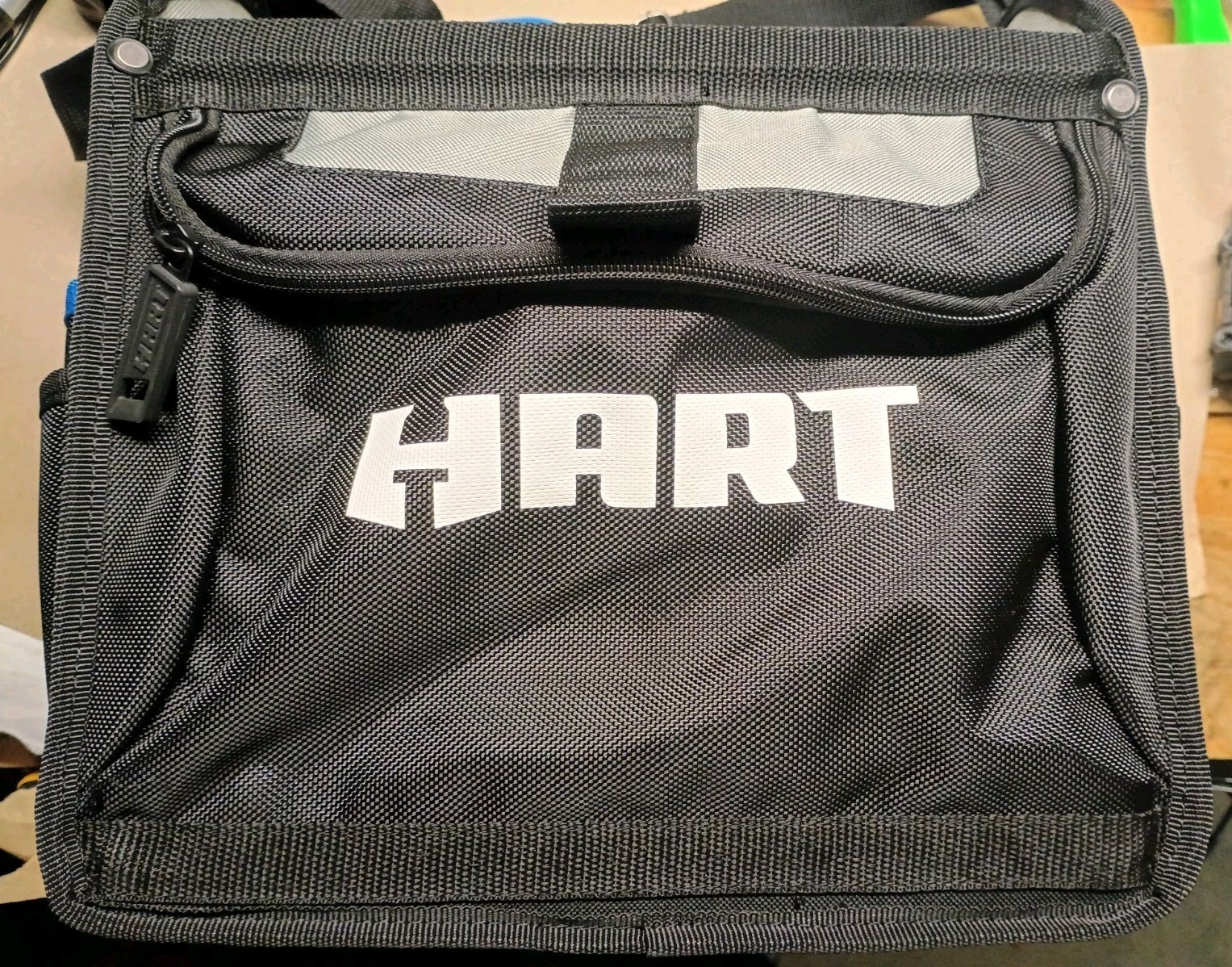 HART 12-inch Tool Tote with Rotating Handle