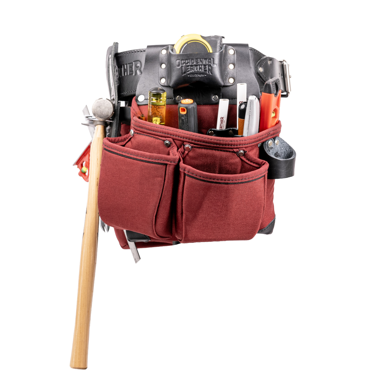Occidental Leather R8080DB Oxy Lights 7 Bag Framer with Double Outer Bags RED