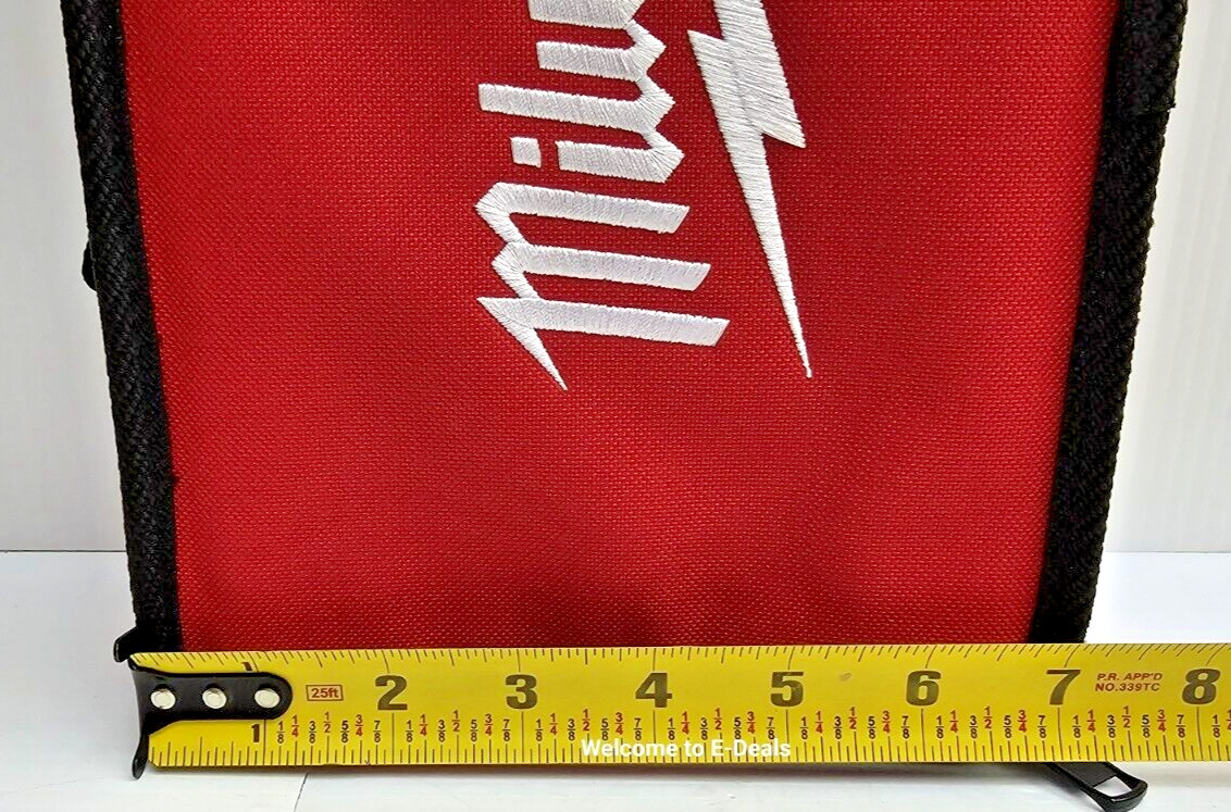Milwaukee 11x7x3 Tool Storage Bag for 12-Volt Other Tools Zip Closure