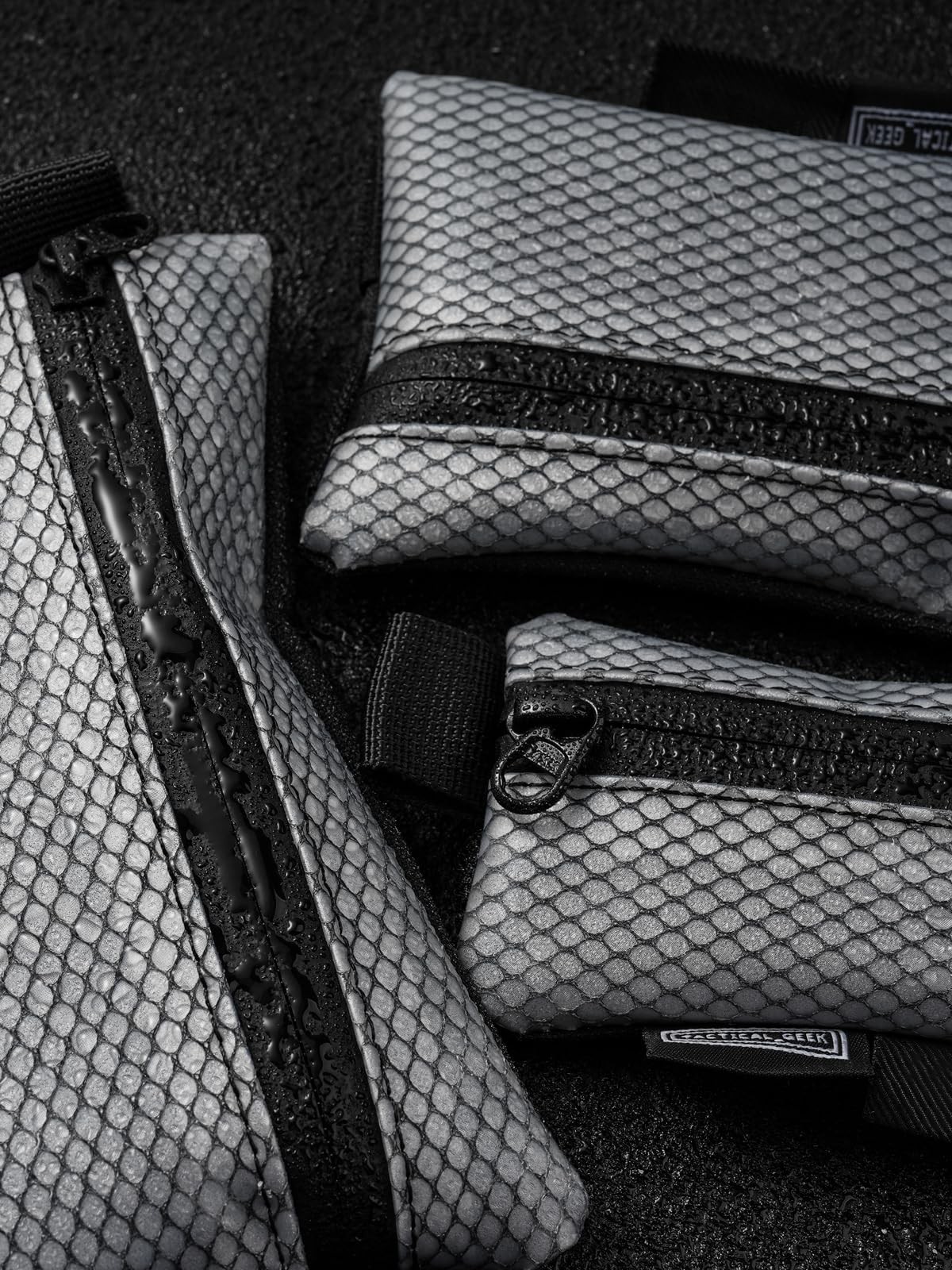 TACTICAL_GEEK Storage A5 EDC Pouch Molle Gadget Pocket Black