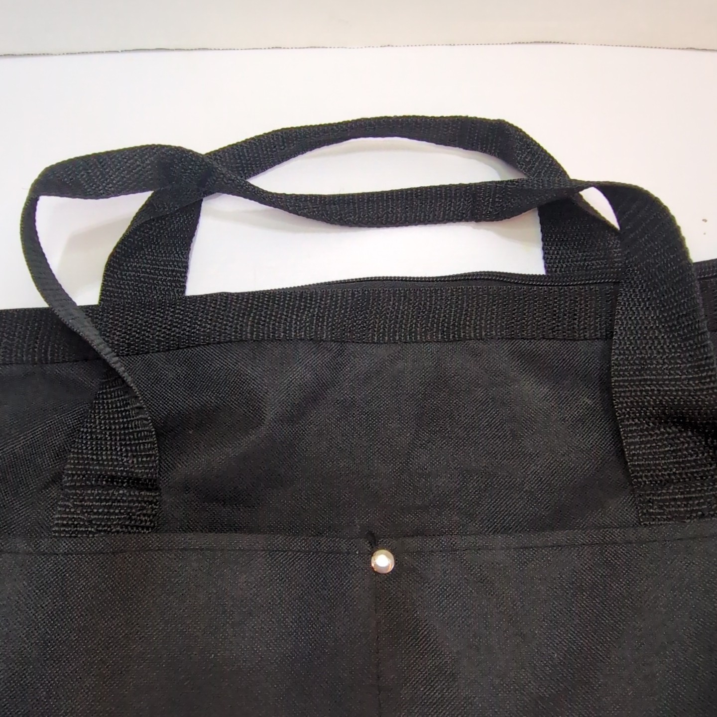 Black & Decker Embroidered Zip Canvas Bag Tool Storage 18″x5″x8″ Black