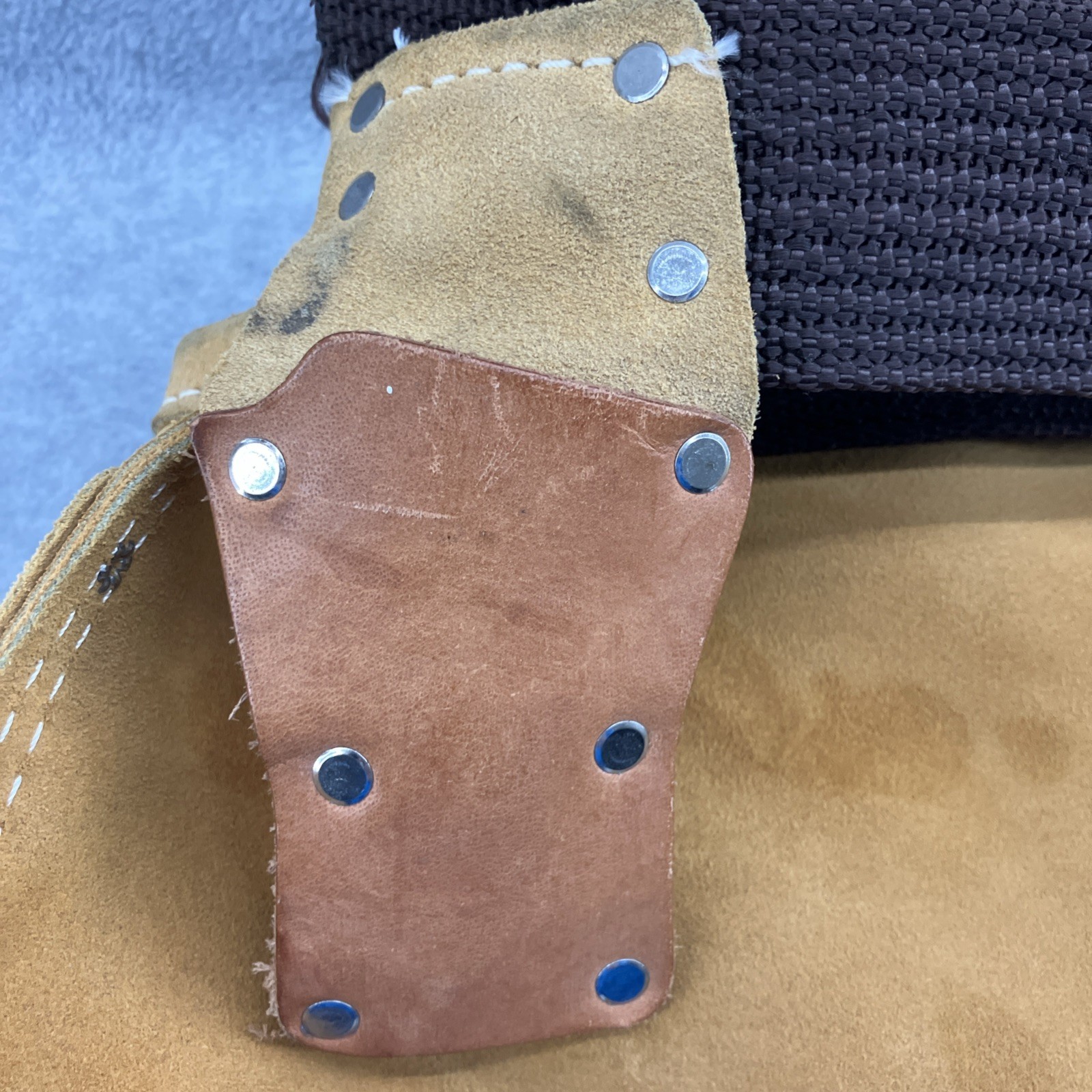 McGuire-Nicholas Carpenter Apron Heavy Split Cowhide Leather Tool Belt # 490X
