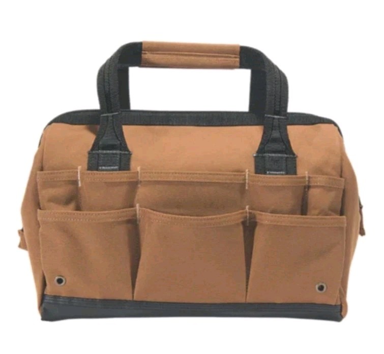 Carhartt 14 Inch Heavyweight Tool Bag with 26 Pockets, NWT