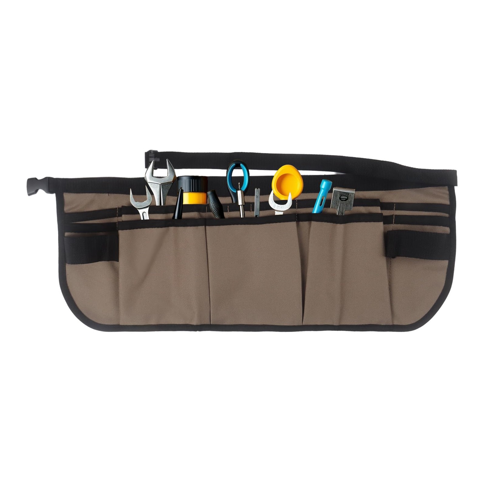 Klmnop Window Tint Tools Apron, Tool Pouch Waist Bag with 23.23 inches, Khaki
