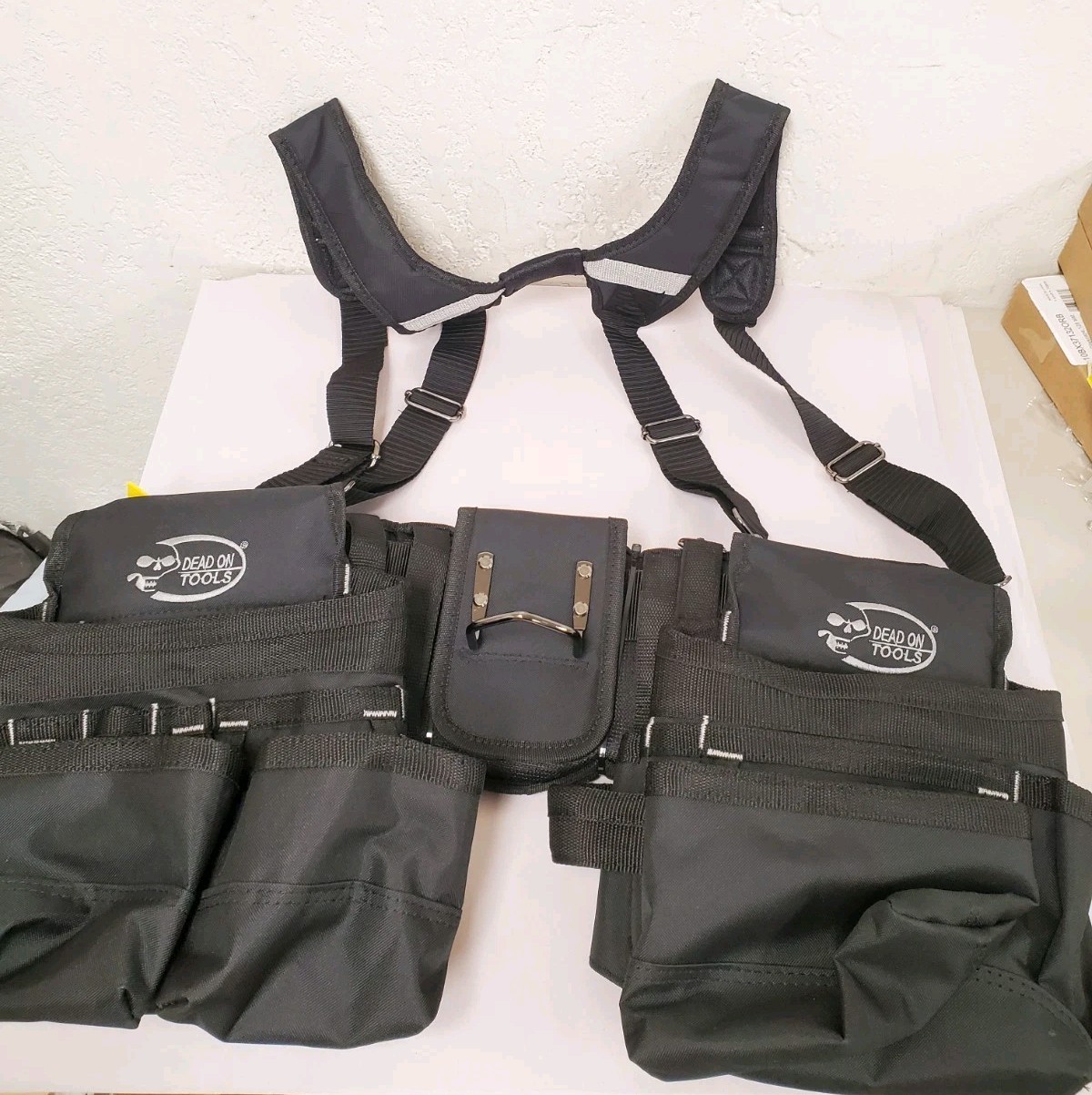 DEAD ON TOOLS Journeyman’s Framers Work Tool Belt with Suspenders (Model: DO-FR)